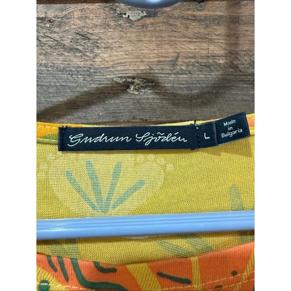 Gudrun Sjoden colorful tunic dress size Large - Picture 4 of 8